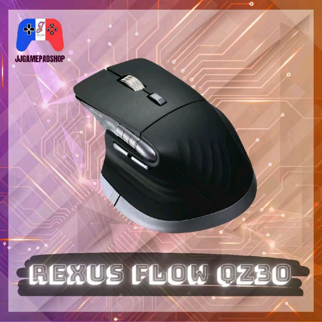 Jual Rexus Flow QZ30 Mouse Office Wireless Ergonomic Silent Click ...
