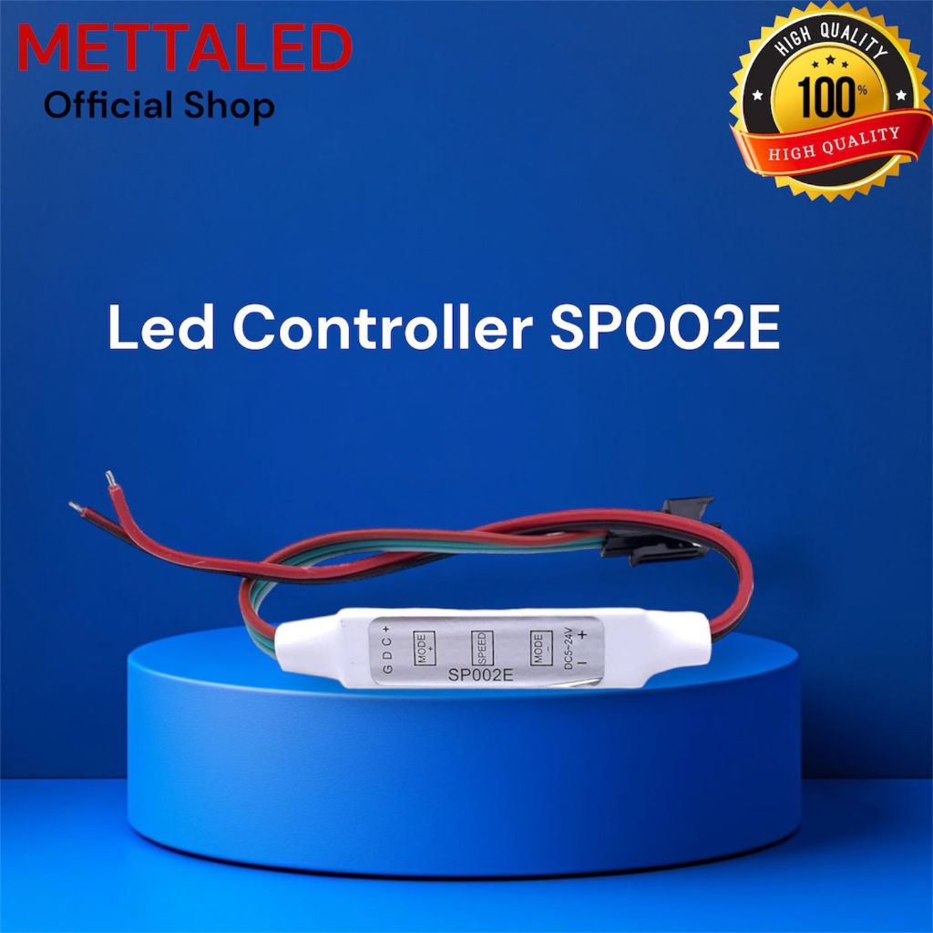 Jual LED CONTROLLER SP002E for LED STRIP RGB WS2812B Remote 3 key ...
