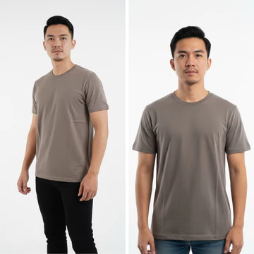 PHILIPS DELON Kaos Polos Lengan Pendek Pria Wanita Rayon Spandek Adem Elastis Kaos Oblong Unisex