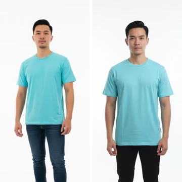 PHILIPS DELON Kaos Polos Lengan Pendek Pria Wanita Rayon Spandek Adem Elastis Kaos Oblong Unisex