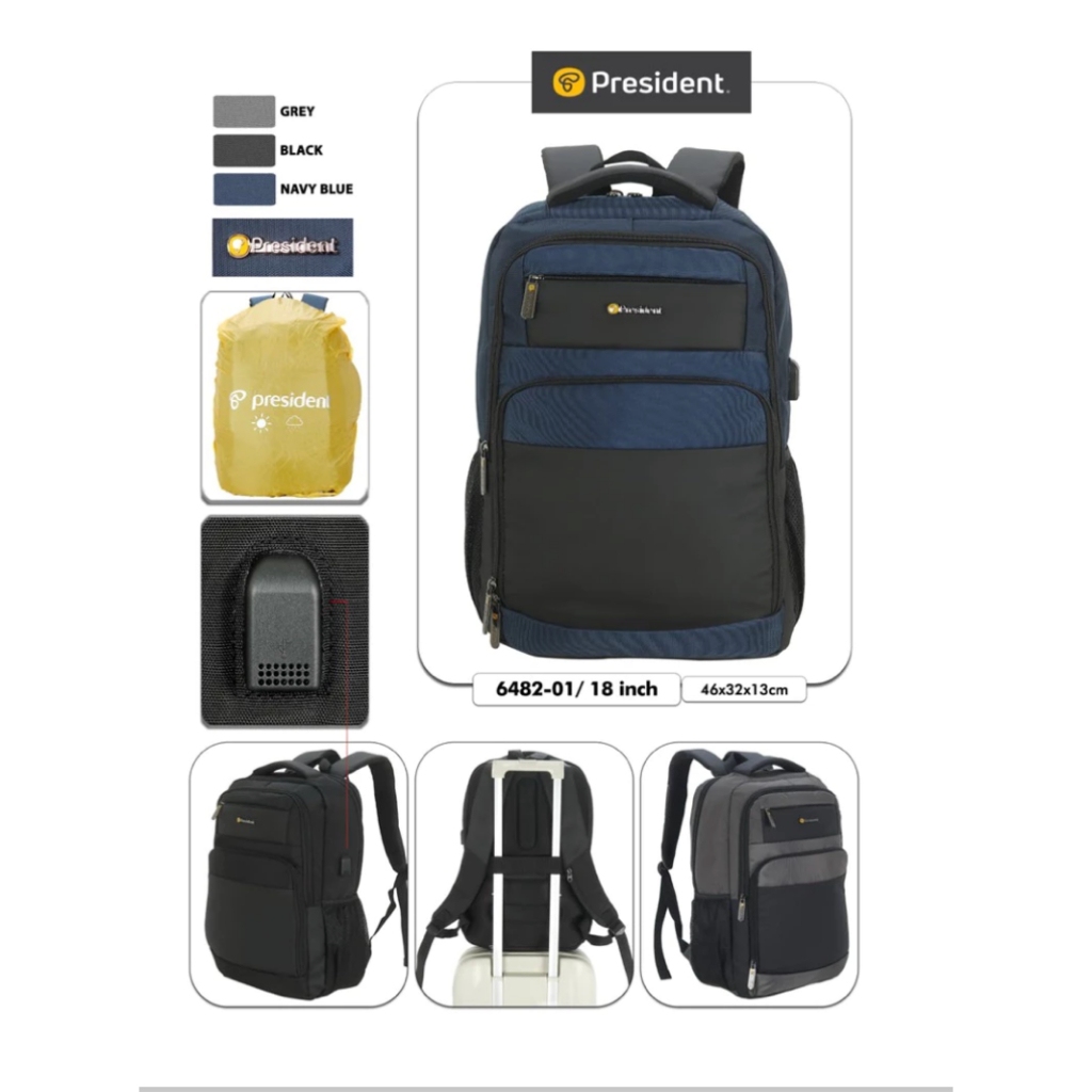 Jual President Original - TAS RANSEL President BP 6482 - 26 - Backpack ...