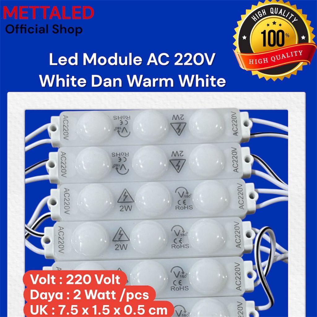 Jual Led Modul AC doff 220V putih Dan warm white | Shopee Indonesia