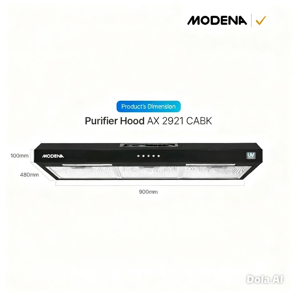 Jual Modena Cooker Hood 90Cm AX2921CABK | Shopee Indonesia