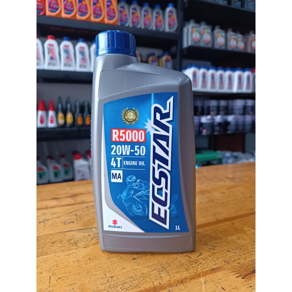 Jual OLI SUZUKI SGO ECSTAR R5000 20W-50 4T 1L ENGINE OIL OLI MESIN ...