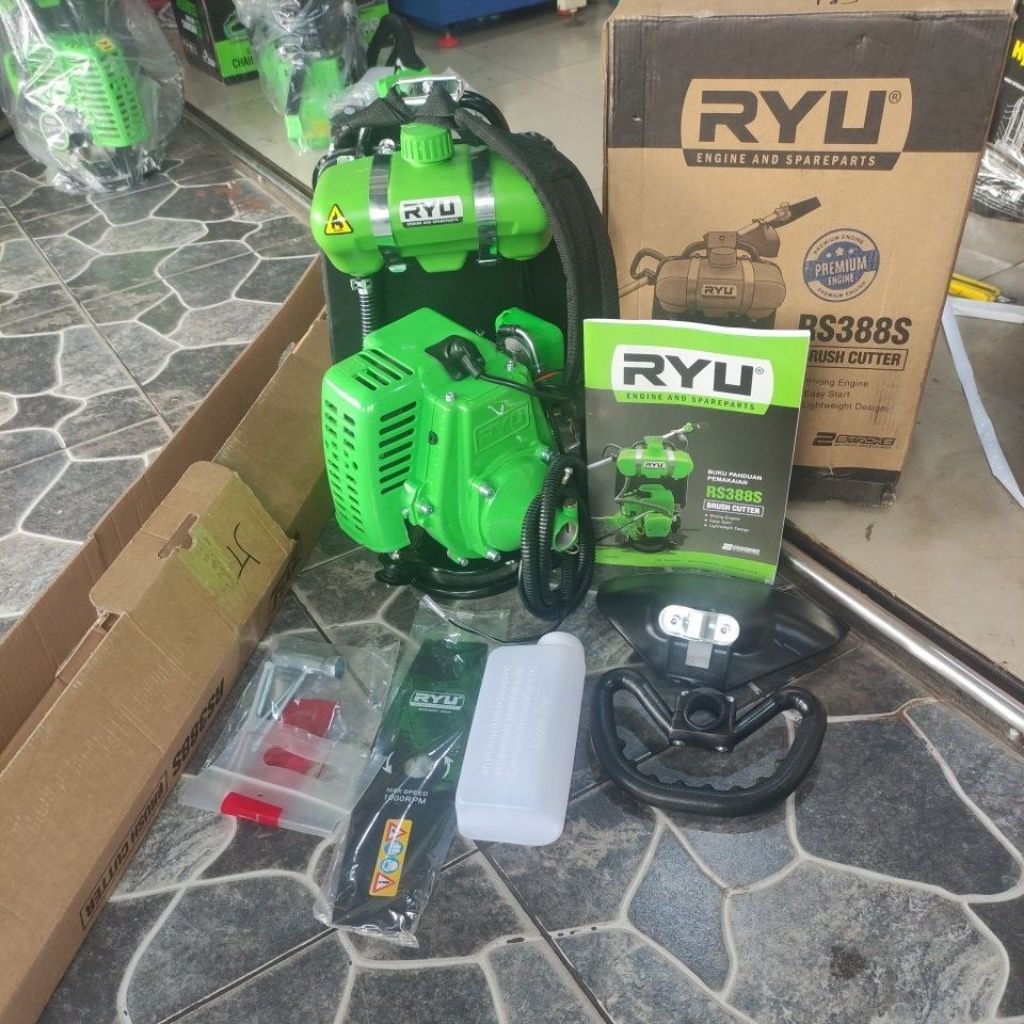 Jual mesin rumput ryu RS338S 2tak / brush cutter Ryu RS388S 2tak/ mesin ...