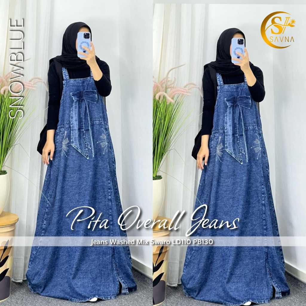 Jual PITA OVERALL | ALONI OVERALL | HIMA OVERALL JEANS by SAVNA ...