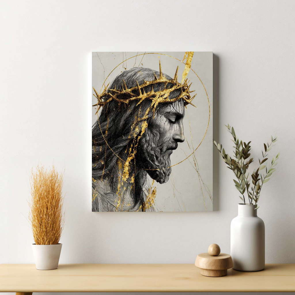 Jual Poster Yesus Dekorasi Rohani Bingkai Kayu Pajangan Dinding Vintage ...