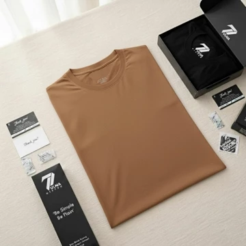 Kaos Polos Pria Wanita Lengan Pendek Premium Cotton Bamboo 30s Unisex Zulna Distro