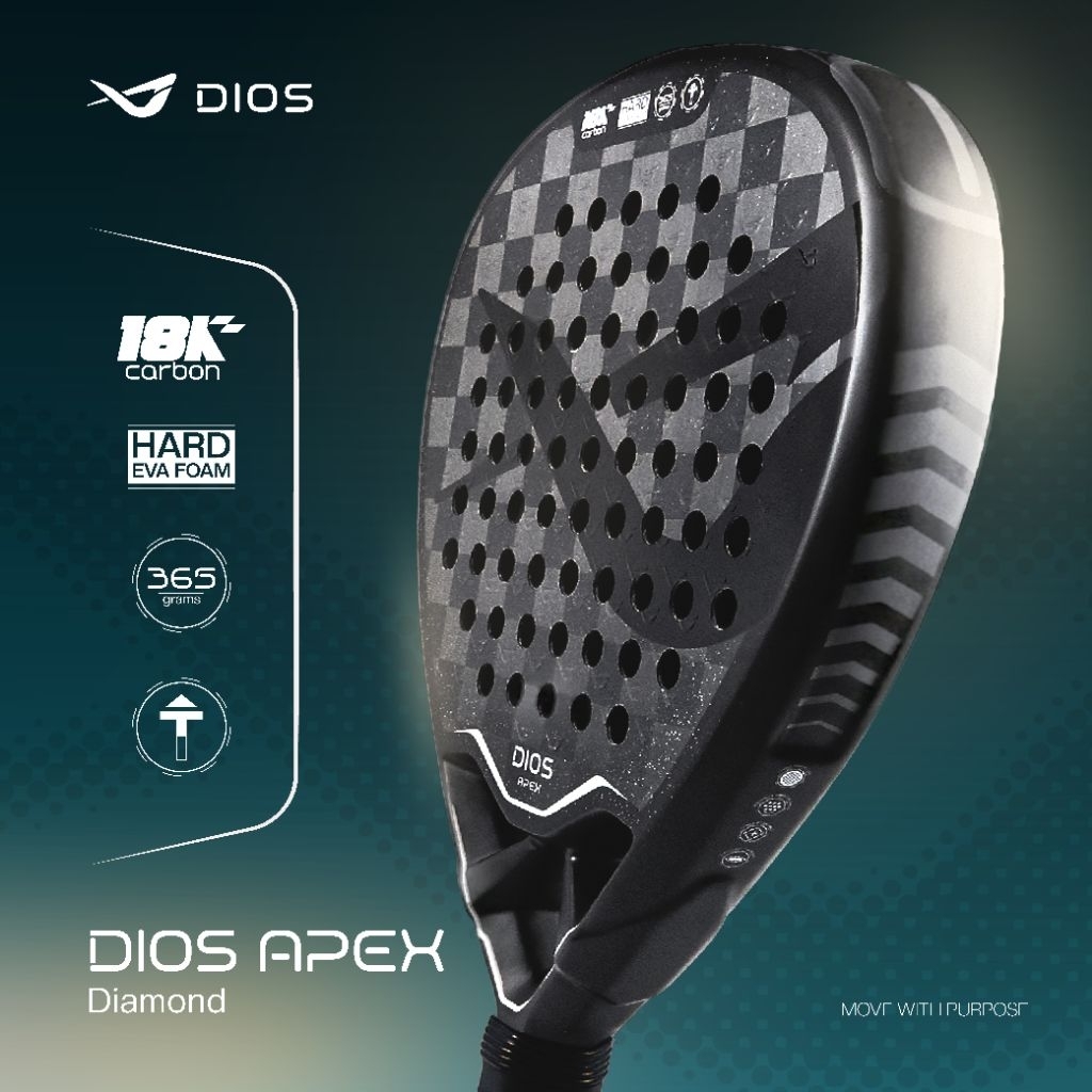 Jual DIOS APEX — Diamond Padel Racket | Shopee Indonesia