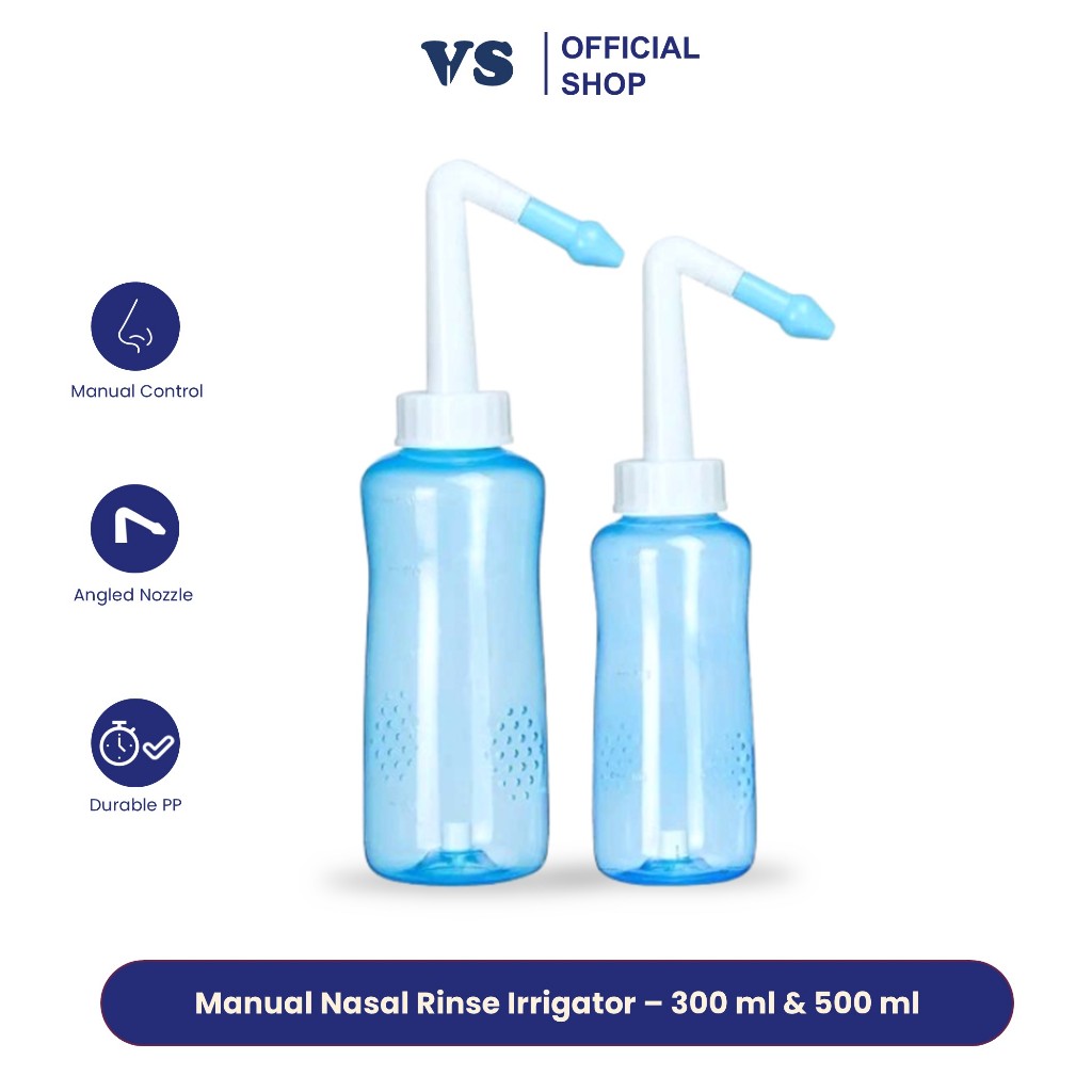 Jual TaffOmicron Botol Semprot Hidung Nasal Rinse Irrigator JN22 Manual ...