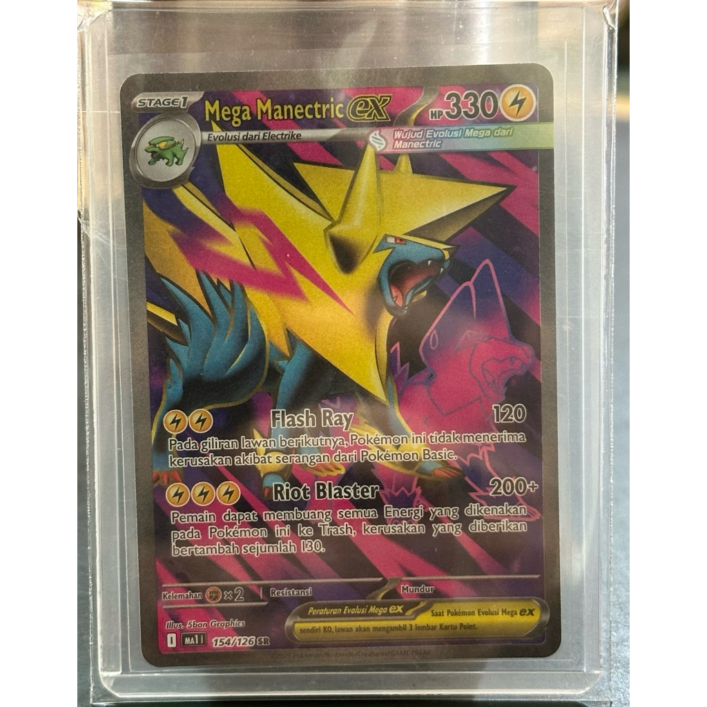 Jual Pokemon Card Indonesia - Mega Manectric EX 154/126 SR | Shopee ...