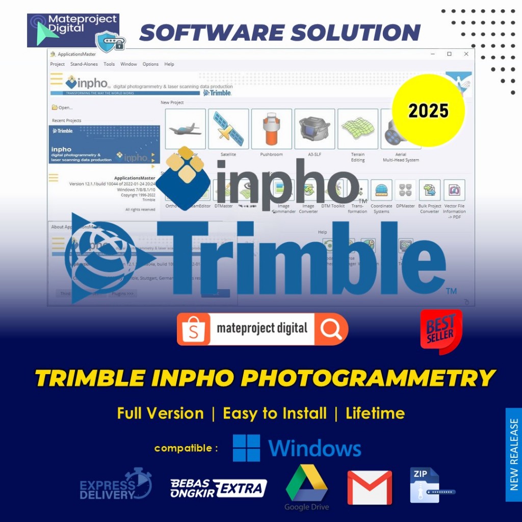 Jual Trimble Inpho Photogrammetry v12.1.1 Full Software | Shopee Indonesia