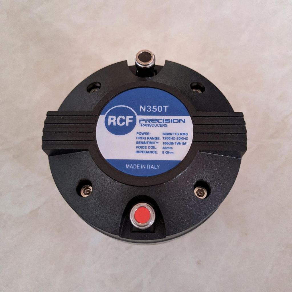 Jual DISTRIBUTOR TWEETER RCF N350T / N 350T DRAT DRIVER SPEAKER RCF ...