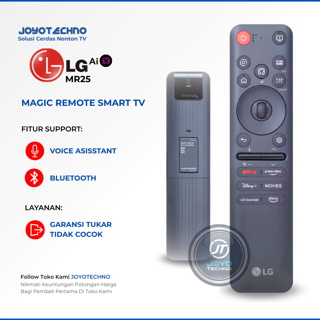 Jual REMOT MAGIC REMOTE TV LG MR25 AN-MR25GA SMART TV LG ORIGINAL LED ...