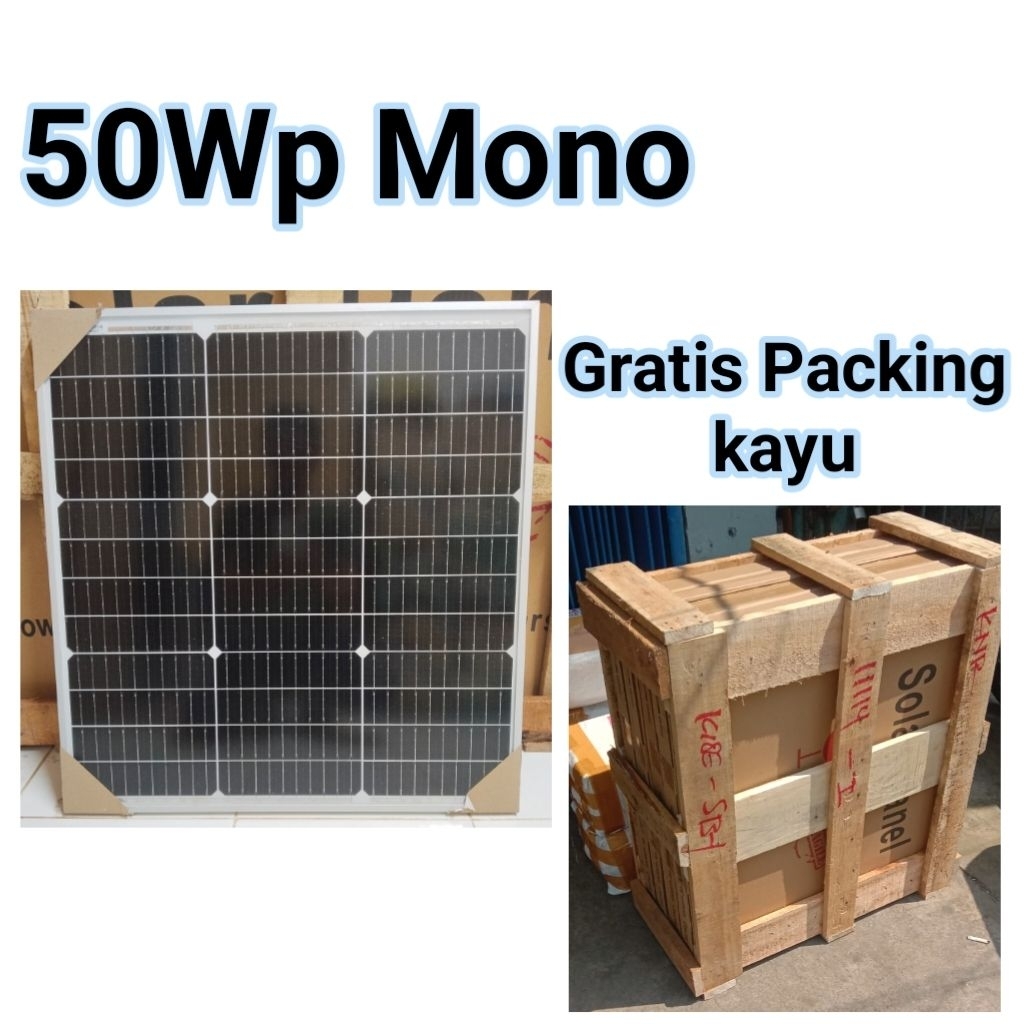 Jual Solar Panel GH 50Wp Mono Solar Cell Panel Surya | Shopee Indonesia