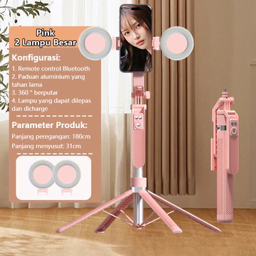 TOOREA A14 Tongsis Tripod Selfie 4 Kaki Yang Kokoh Dan Stabil Tinggi Hingga 1 8 M Lengkap