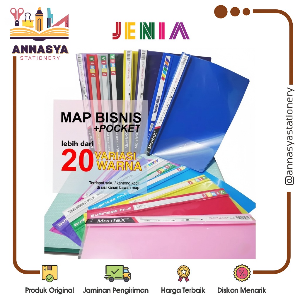 Jual Map Plastik - JENIA Tersedia dalam berbagai Warna Hitam, Merah ...