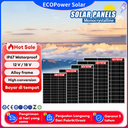 Solar panel 150-500W Monocrystalline silicon 18V IP67 Conversion rate ≥ 22% Alloy frame