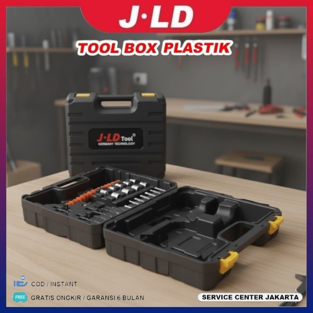 Jual Koper box tools JLD TOOL original dan aksesoris bor cordless 12v ...