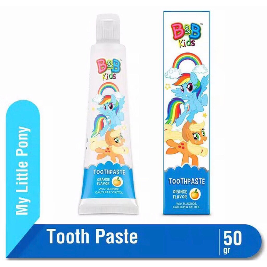 Jual B&B Toothpaste 50gr My Little Pony (Pasta gigi anak) | Shopee ...