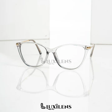 Luxilens Frame Kacamata Stevanna Cat Eye Horn Wanita Lensa Antiradiasi Blueray Photocromic
