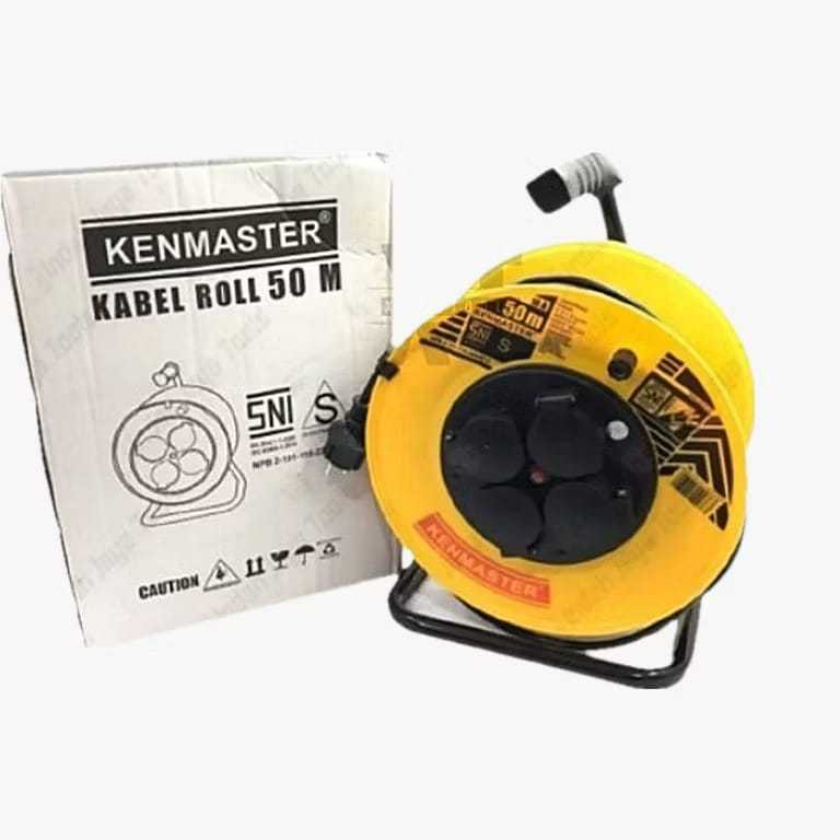 Jual KENMASTER KABEL ROLL 15 Meter/25 METER 4 LUBANG SNI/ KABEL ...