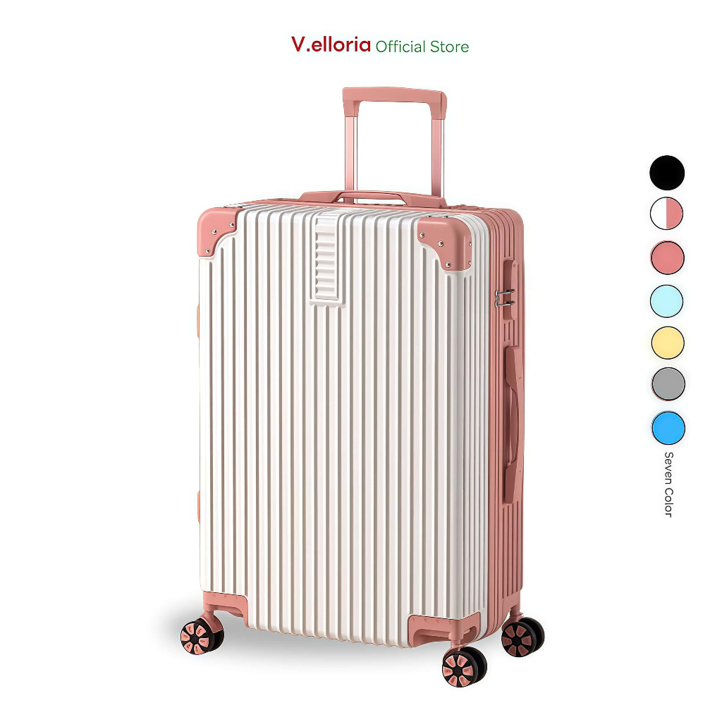 Jual Velloria Bag Koper mini wanita 18 Inch koper kabin USB charger 20 ...