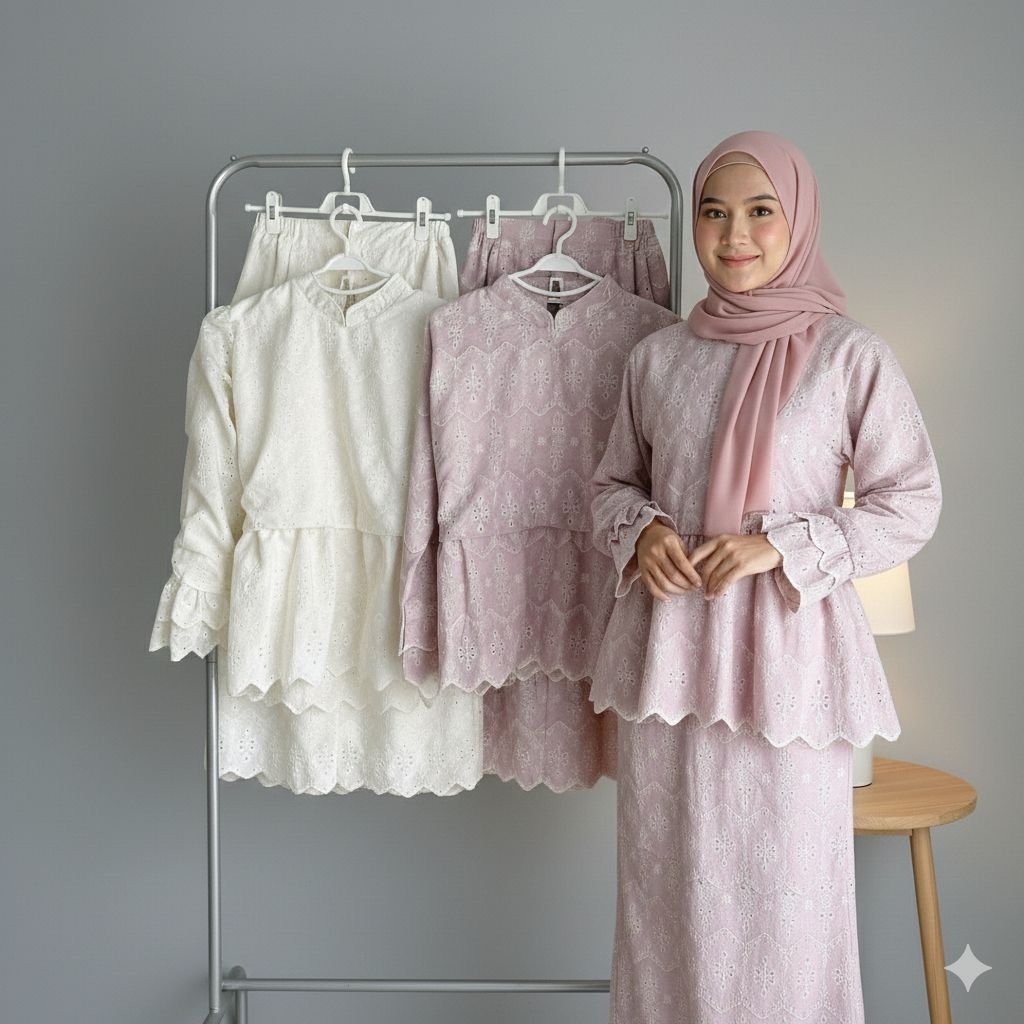 Jual Winter One Set | Atasan rumpel dan Bawahan rok span bahan katun ...