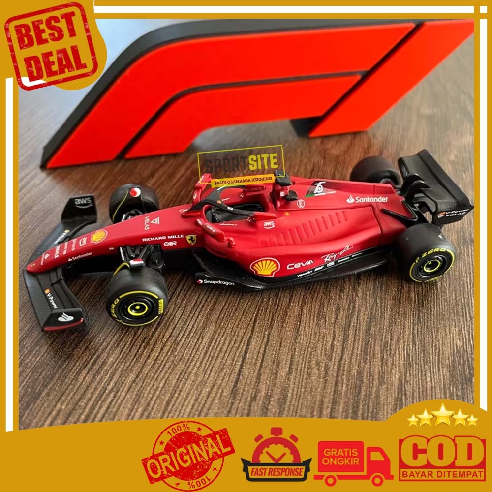 Jual Shell V-Power Ferrari F1-75 Diecast Mainan Anak Mobil Mobilan ...