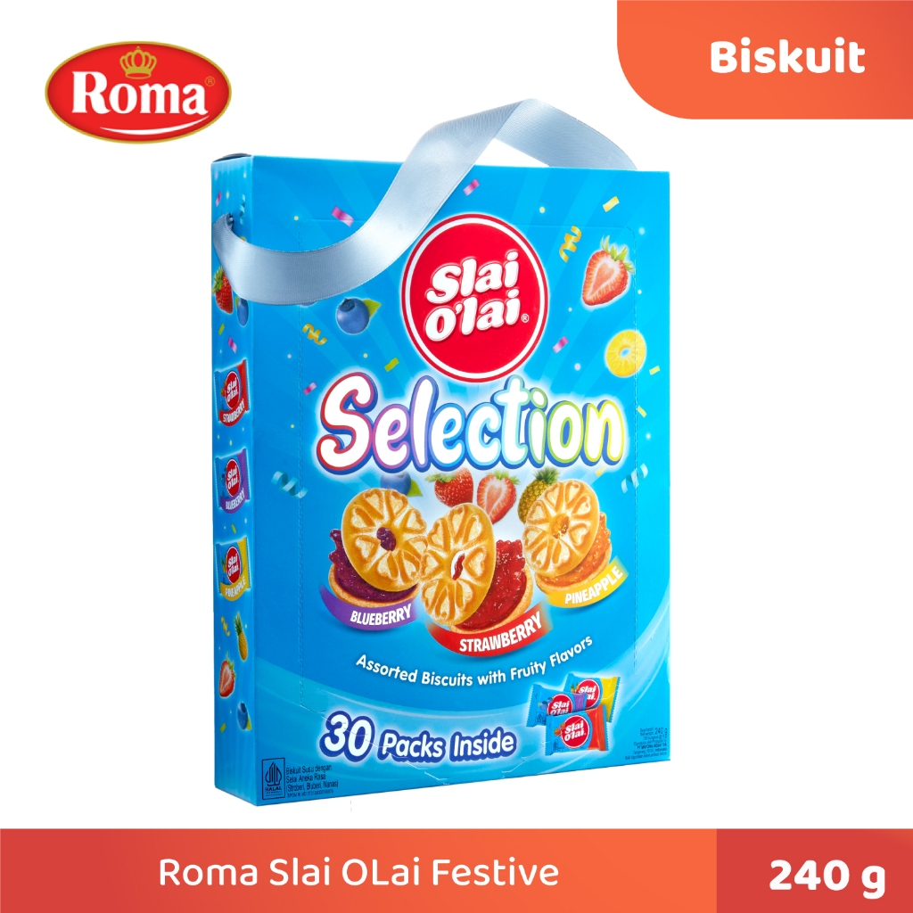 Jual Slai Olai Festive 240gr Box - Biskuit | Shopee Indonesia