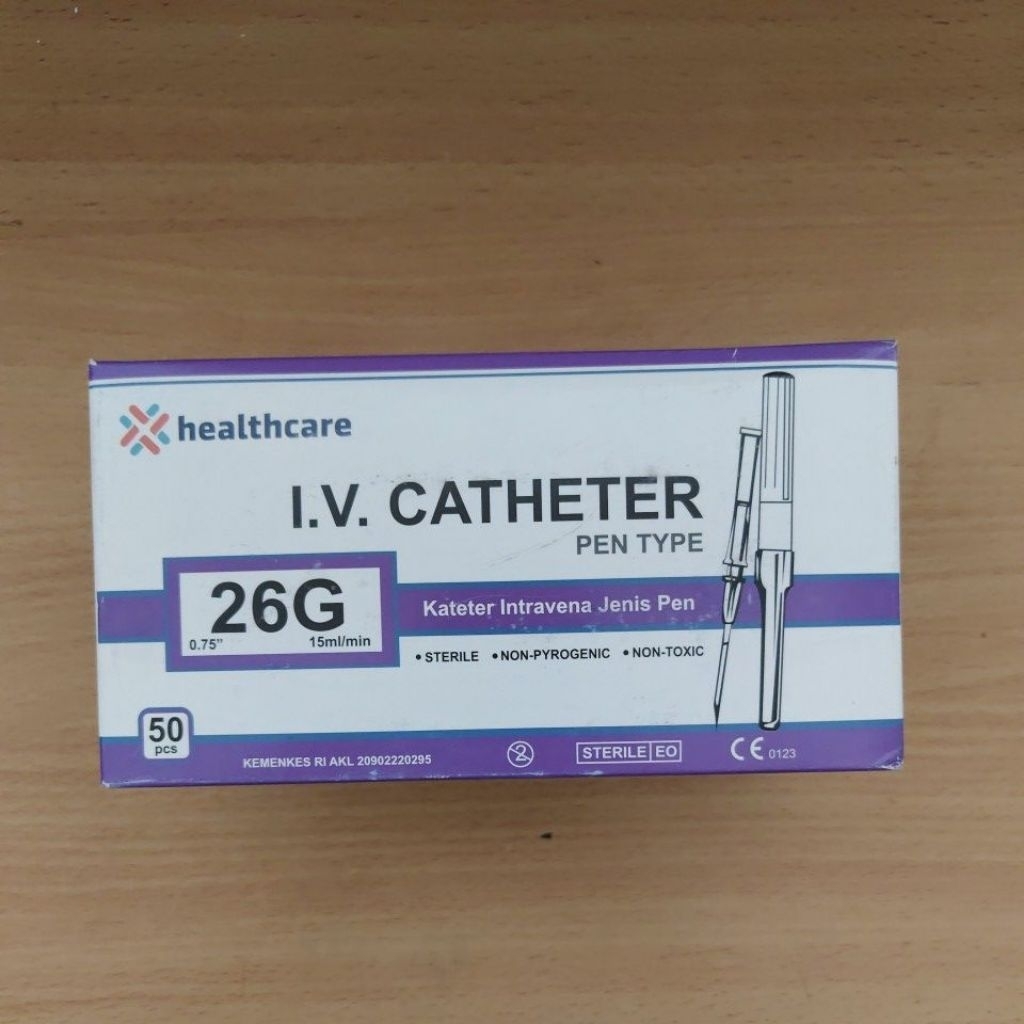 Jual IV CATHETER 26G PEN TYPE INTRAVENA KATETER | Shopee Indonesia