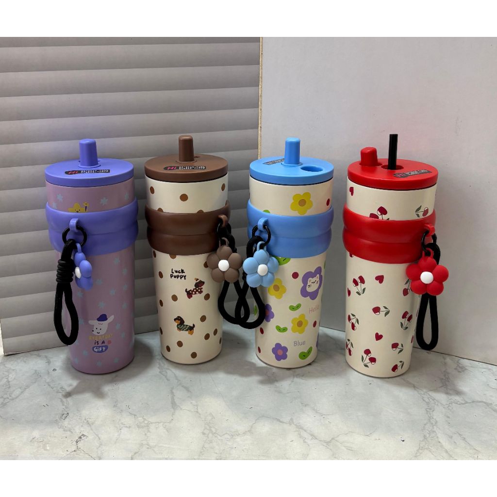 Jual Tumbrel Mug 2273 Stenlis stell ada sedotan Sus 304 kapasitas 710ml ...