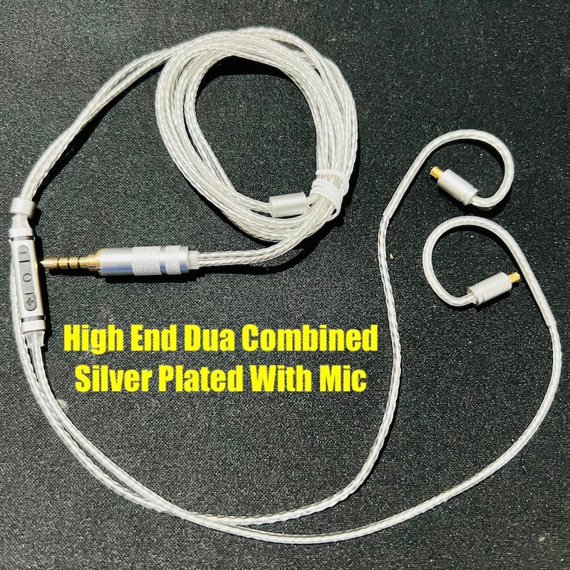 Cavo Sostitutivo Per Cuffie Con Attacco A2DC – Compatibile Con Audio Technica ATH CKS1100, E40, E50, E70, LS200, LS300, LS400, CKR90, CKR100, LS50 – Jack 3,5 Mm In Oro