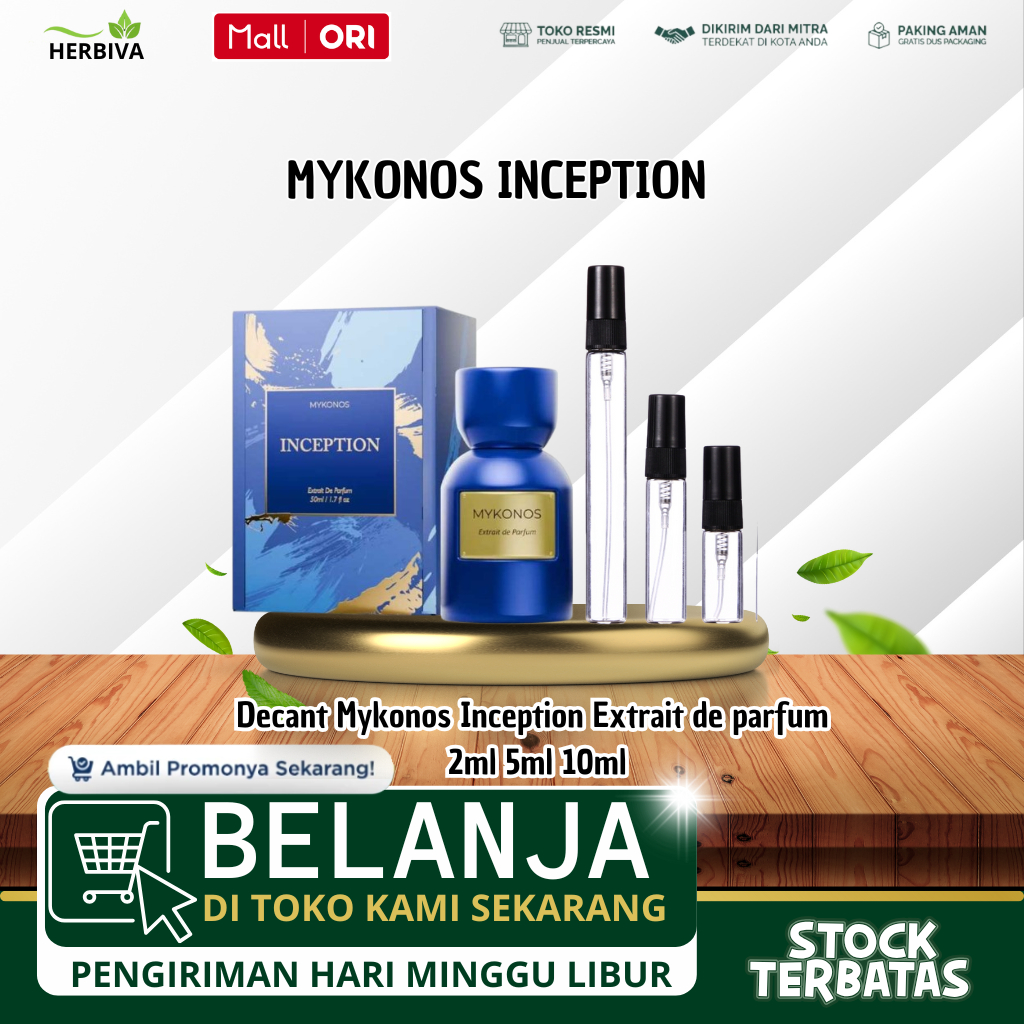Jual Decant Mykonos Inception 2ml/5ml/10ml – Extrait De Parfum, Aroma ...