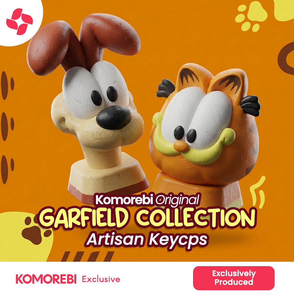 Jual Artisan Keycap Garfield Odie Lucu Mechanical Keyboard Custom ...