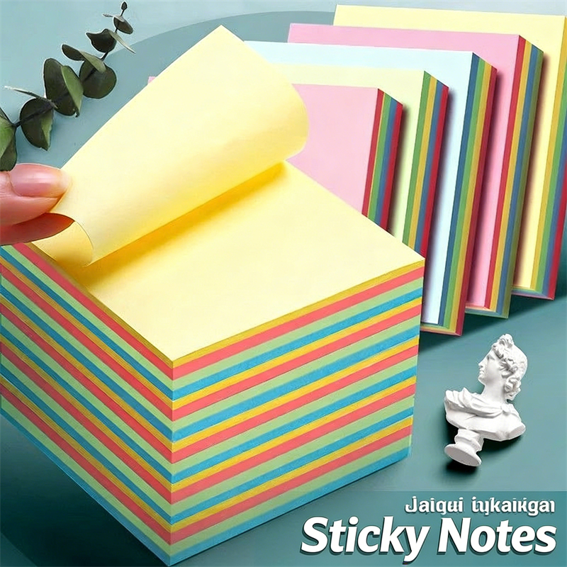 Jual Sticky Notes 400 Lembar Warna Warni | Mudah Dicabut Tanpa ...