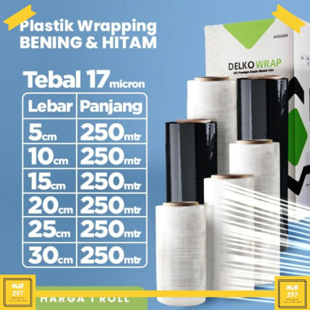 Jual Plastik Wrapping Stretch Film Plastik Wrapping Koper Plastik Wrap ...
