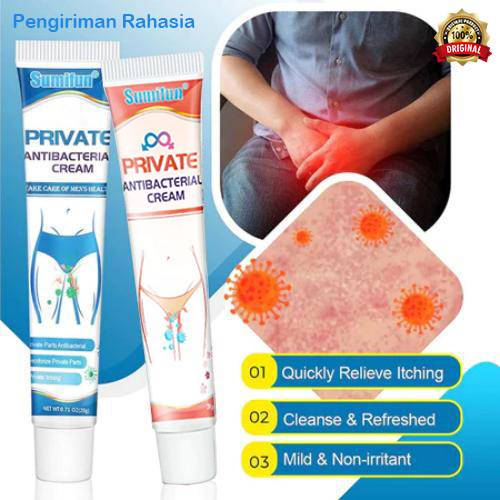 Jual Private Antibacterial Cream Obat Gatal Selangkangan Eksim Jamur ...
