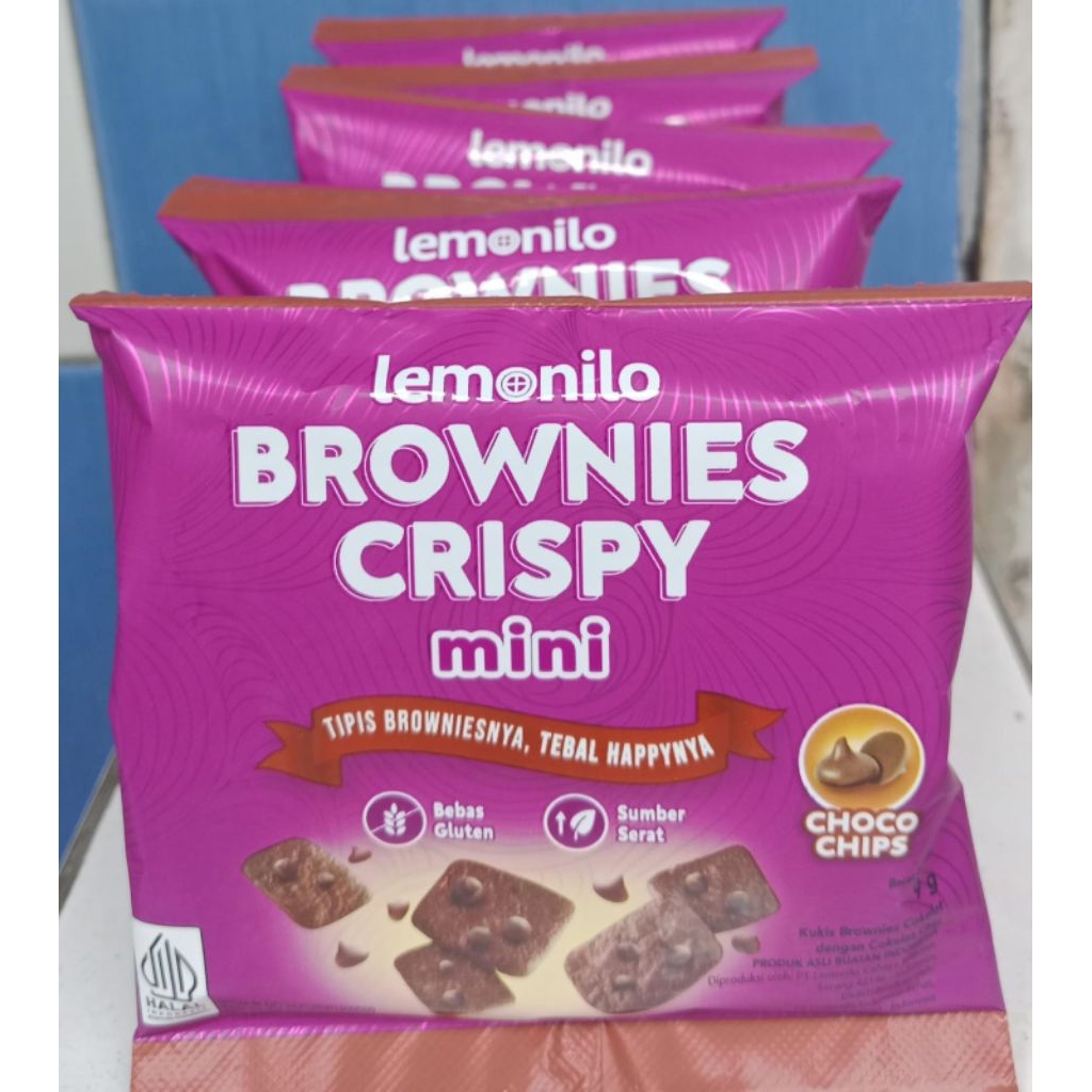 Jual Isi 10 Sachet Lemonilo Brownies Crispy Mini Tango Brownies Crispy ...
