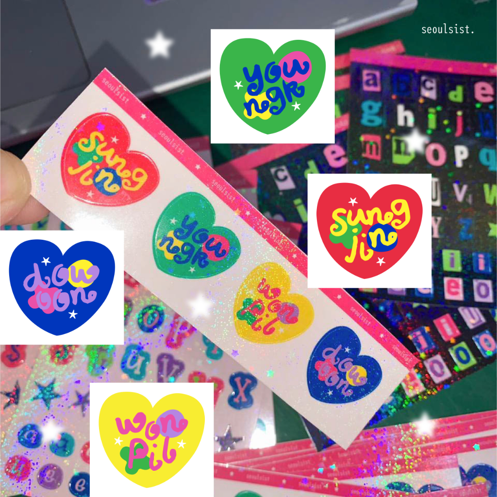 Jual Seoulsist - Sticker Set Nama Member DAY6 | Shopee Indonesia