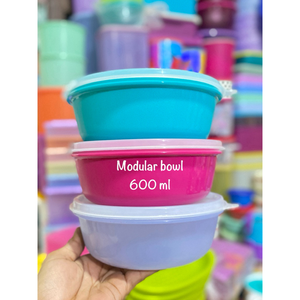 Jual ORIGINAL TUPPERWARE MODULAR BOWL 600 ML | Shopee Indonesia