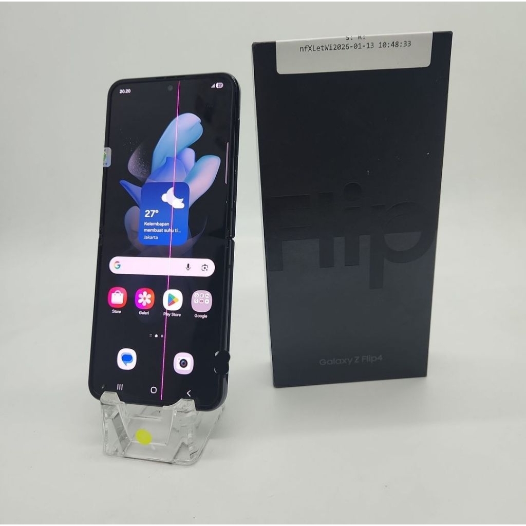 Samsung galaxy z flip 4 5G ram 8/512 mulus normal bergaransi siap pakai