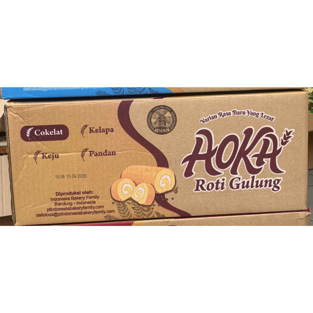 Jual ROTI AOKA GULUNG MINI 1 DUS ISI 120 PCS | Shopee Indonesia