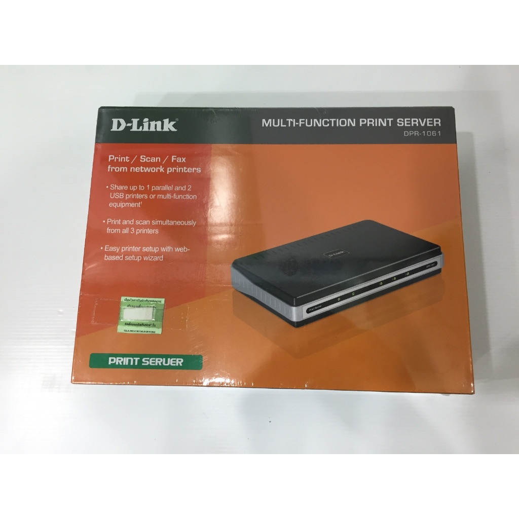 D-Link Fast Ethernet Parallel Print Server, Dp-301P+, Sealed New In Box [92452+441] | Evans Clarke National