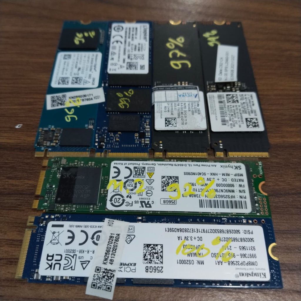 Jual SSD 256GB 240GB M2 NVME M2 SATA Normal Tested Seken Original ...