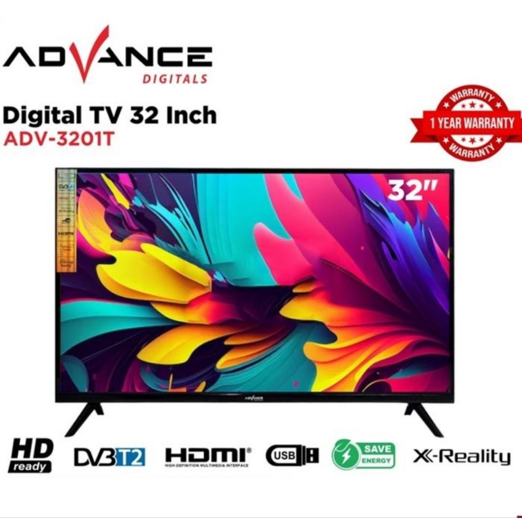 Jual NEW Advance TV LED Digital ADV-3201T USB Movie | Shopee Indonesia