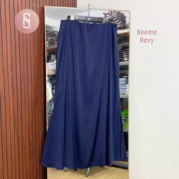 Neema Myshawl Rok Satin Rok Jumbo Big Size Bahan Silk Lembut Model Panjang Wanita Bawahan Maxi