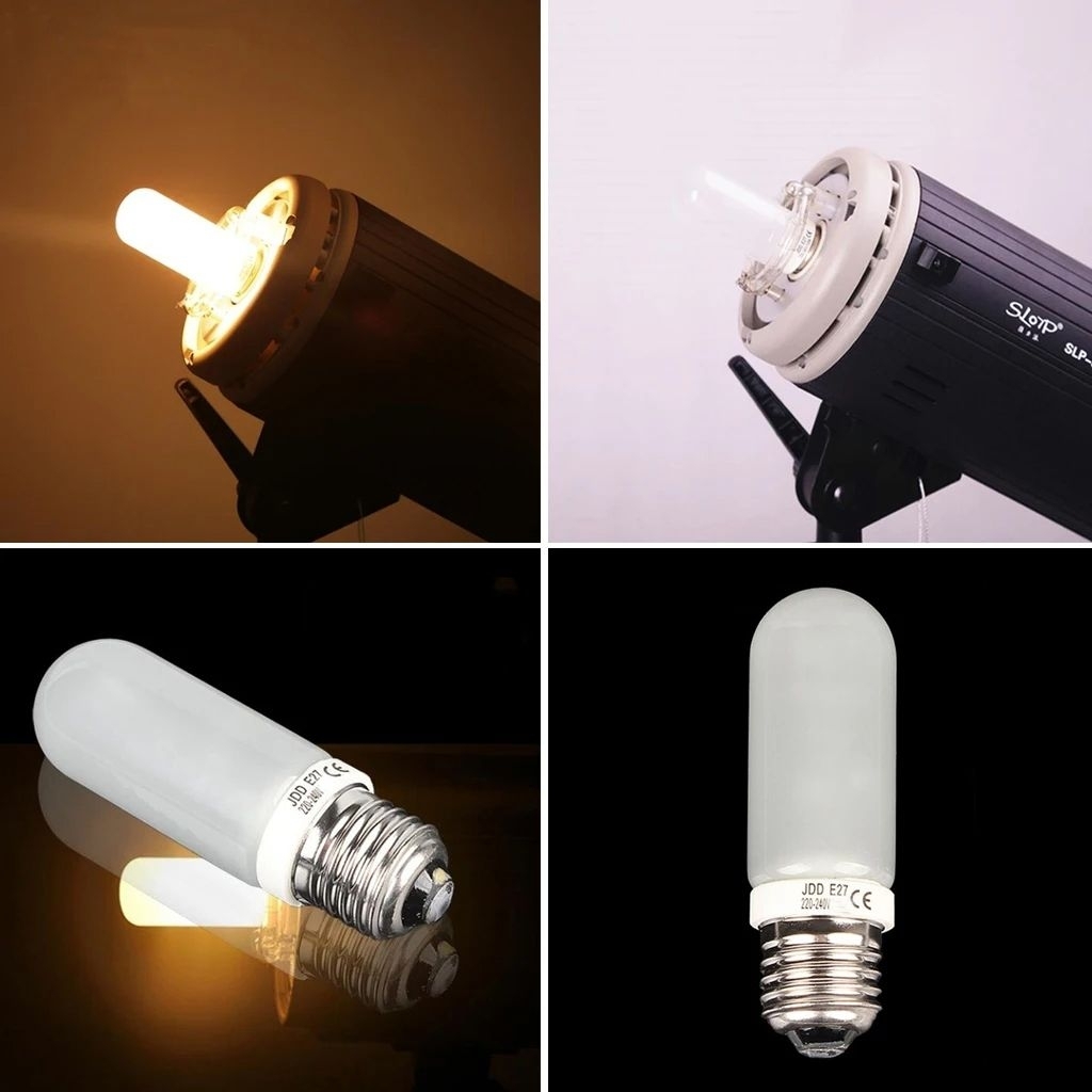 Lampadina Modello E27 240V 150W 2900K Per Flash Da Studio – 2 Pezzi, Compatibile Bowens, Interfit, Elinchrom - 2