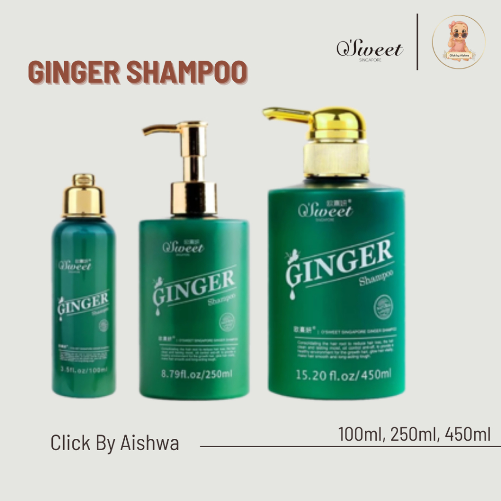 Jual OSweet Singapore Ginger Shampoo – Shampoo Jahe Alami, Kurangi ...