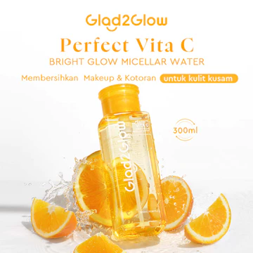 Kotty Kosmetik GLAD2GLOW Micellar Water Series Cherry Blossom Mugworth Acne Yuja VitC Glow